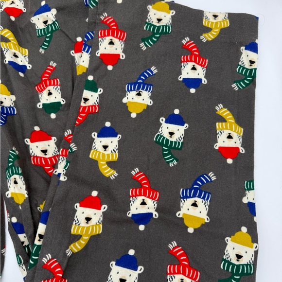 Hanna Andersson Sz L Adult Flannel Pajama Pants Dear Deer Christmas Pola… - Picture 3 of 7